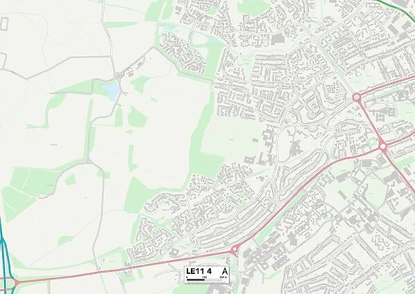 Charnwood LE11 4 Map