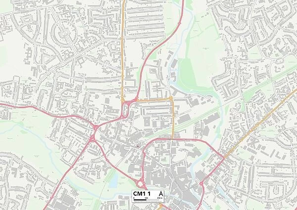 Chelmsford CM1 1 Map
