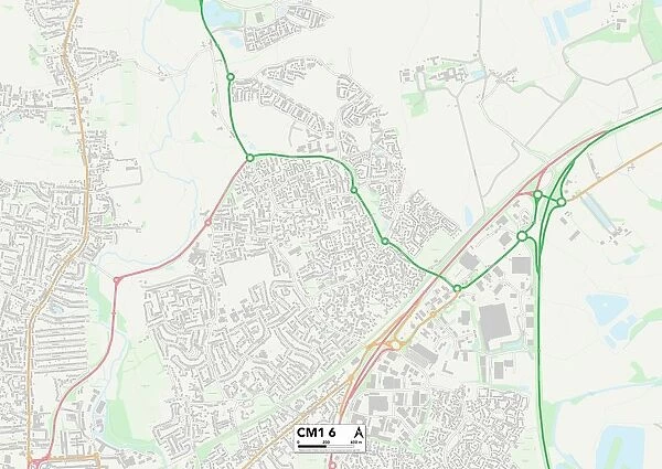 Chelmsford CM1 6 Map