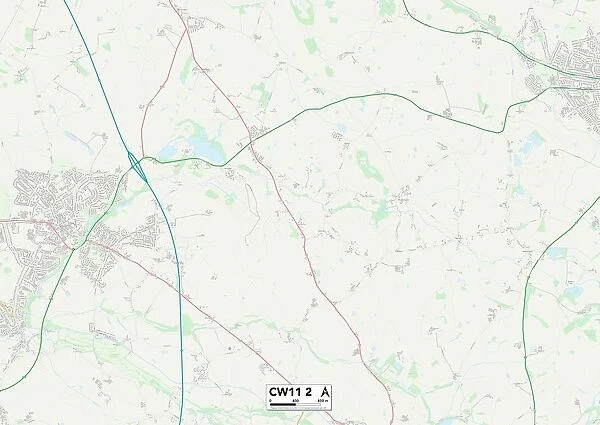 Cheshire East CW11 2 Map