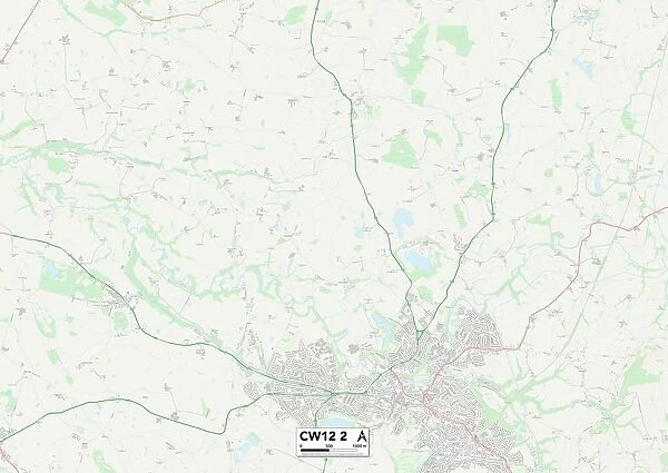 Cheshire East CW12 2 Map
