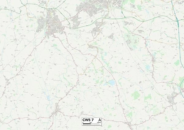 Cheshire East CW5 7 Map