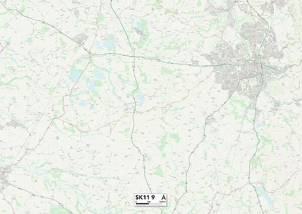 Cheshire East SK11 9 Map