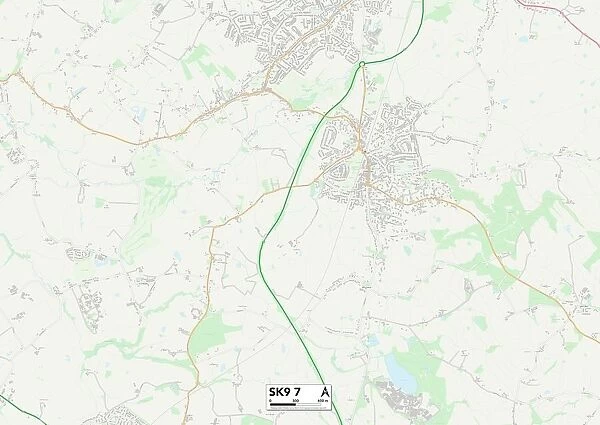 Cheshire East SK9 7 Map