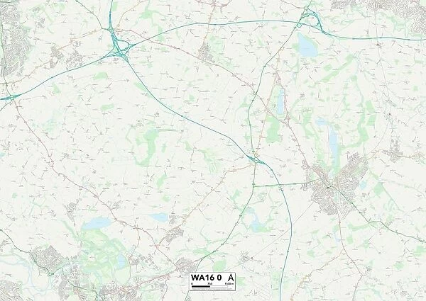 Cheshire East WA16 0 Map