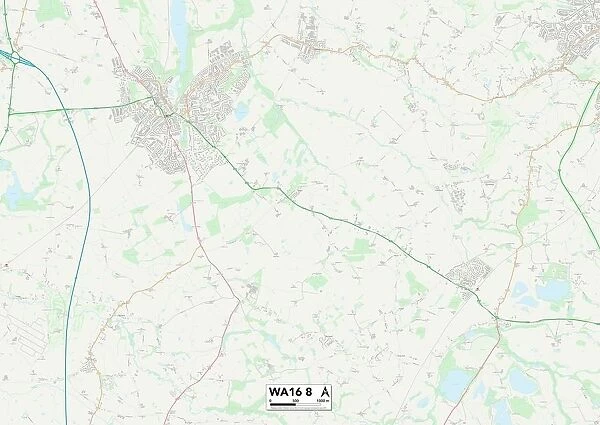 Cheshire East WA16 8 Map