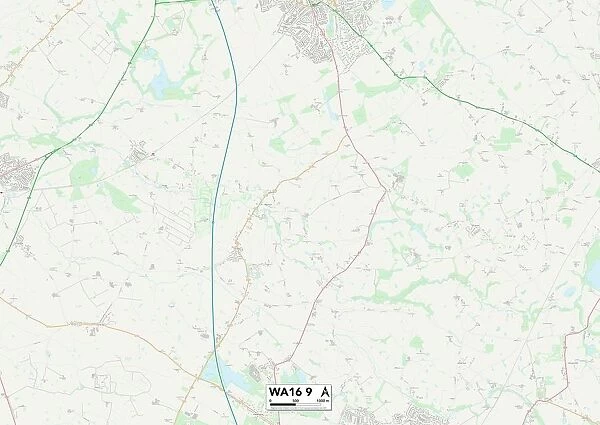 Cheshire East WA16 9 Map