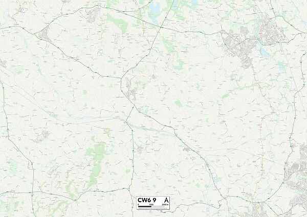 Cheshire West and Chester CW6 9 Map