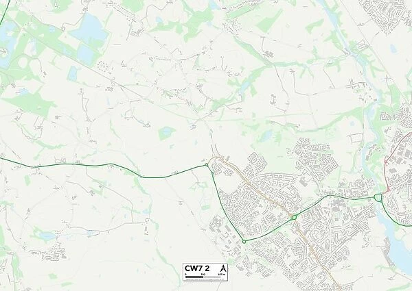 Cheshire West and Chester CW7 2 Map