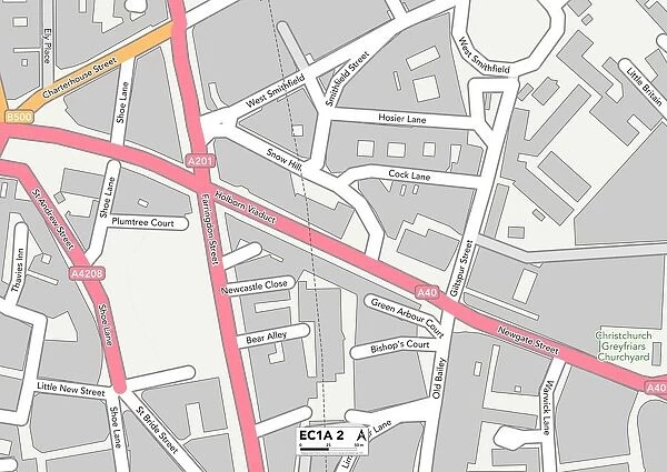 City of London EC1A 2 Map