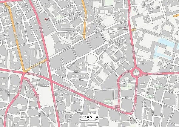 City of London EC1A 9 Map