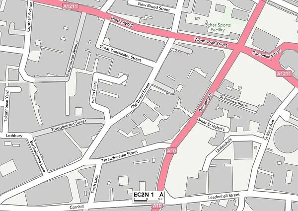 City of London EC2N 1 Map