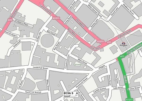 City of London EC3A 5 Map