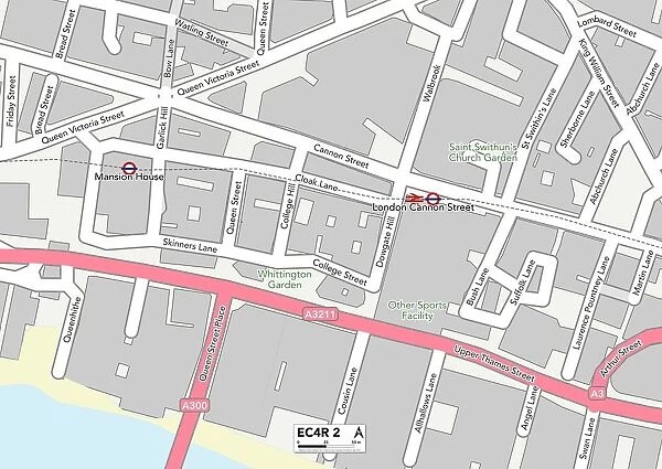 City of London EC4R 2 Map