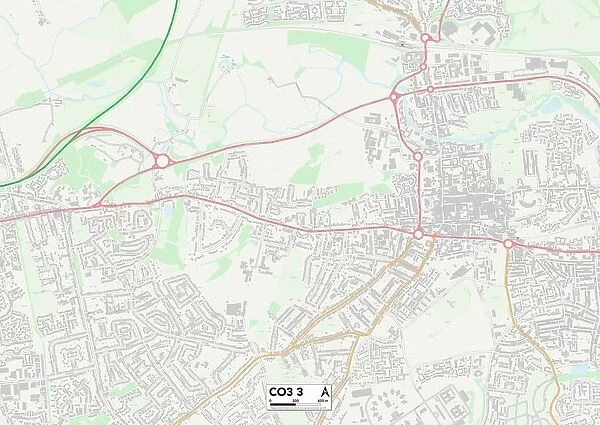 Colchester CO3 3 Map