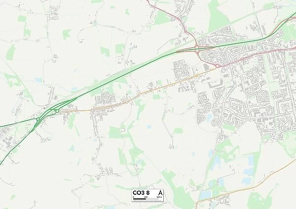 Colchester CO3 8 Map