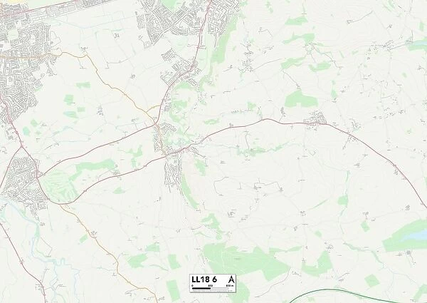Conwy LL18 6 Map