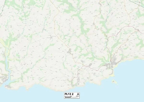 Cornwall PL13 2 Map