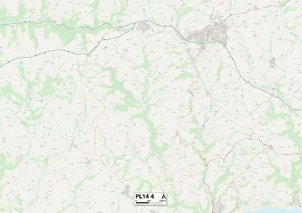 Cornwall PL14 4 Map