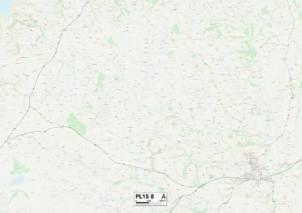 Cornwall PL15 8 Map