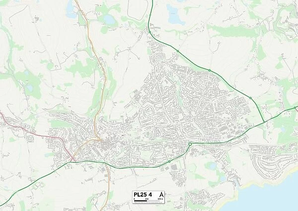 Cornwall PL25 4 Map