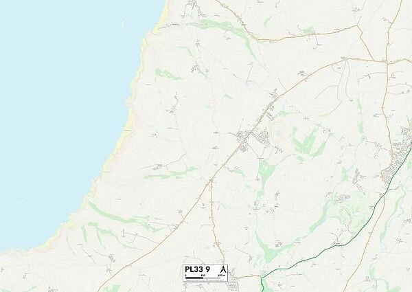 Cornwall PL33 9 Map