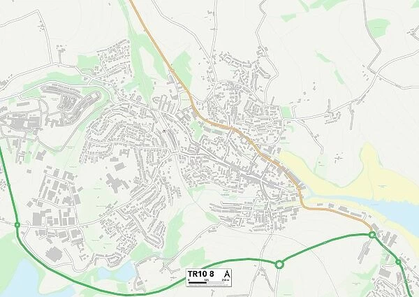 Cornwall TR10 8 Map