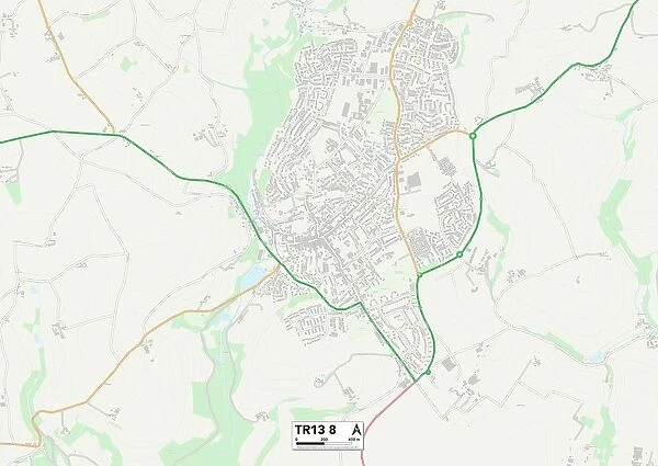 Cornwall TR13 8 Map
