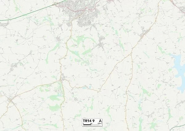 Cornwall TR14 9 Map