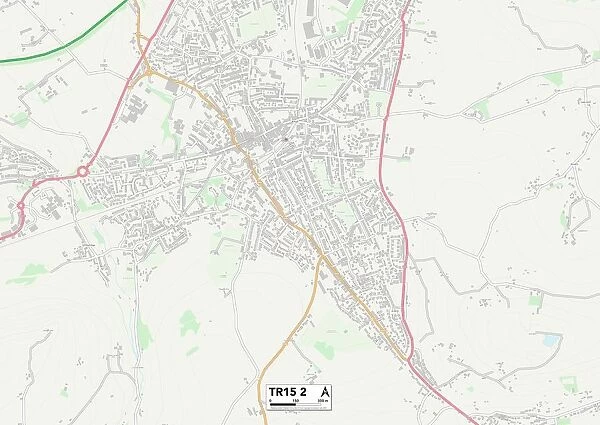 Cornwall TR15 2 Map