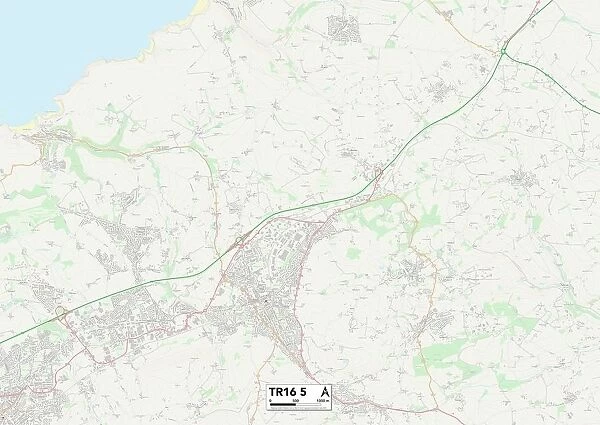 Cornwall TR16 5 Map
