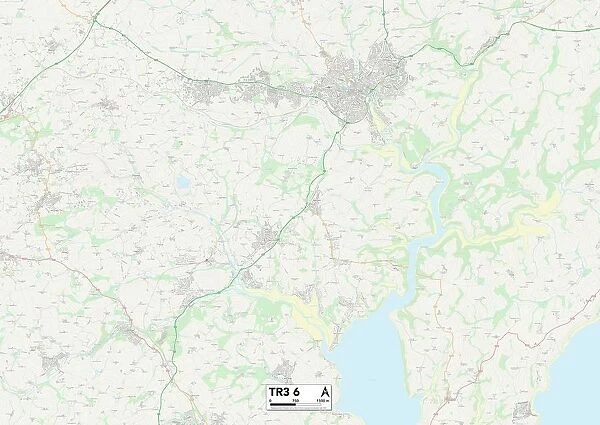 Cornwall TR3 6 Map