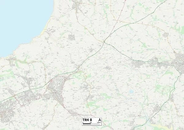 Cornwall TR4 8 Map