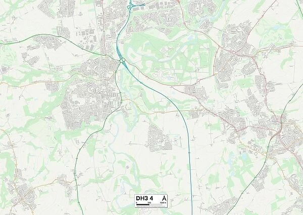 County Durham DH3 4 Map