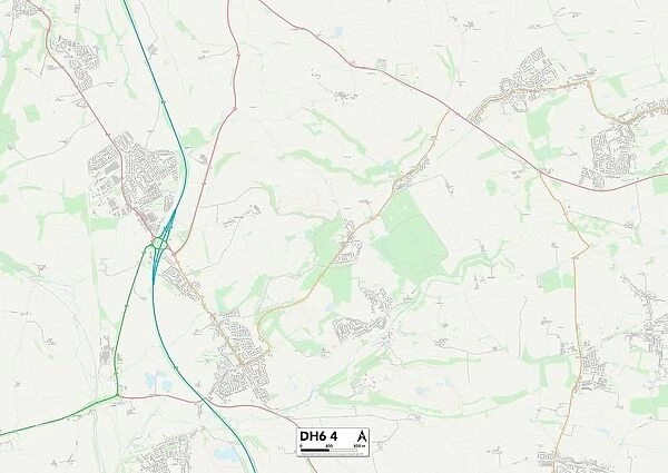 County Durham DH6 4 Map