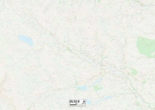 County Durham DL12 0 Map