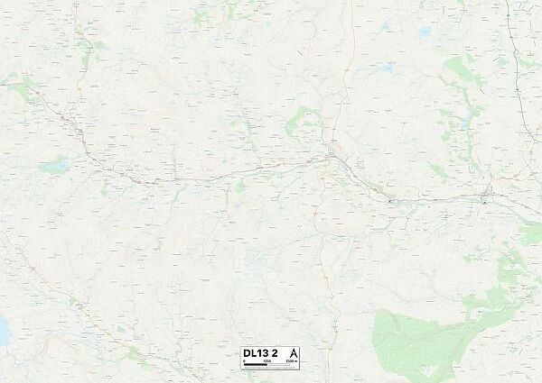 County Durham DL13 2 Map