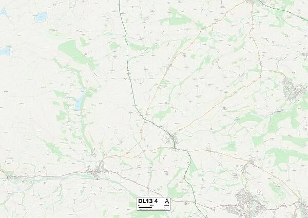 County Durham DL13 4 Map
