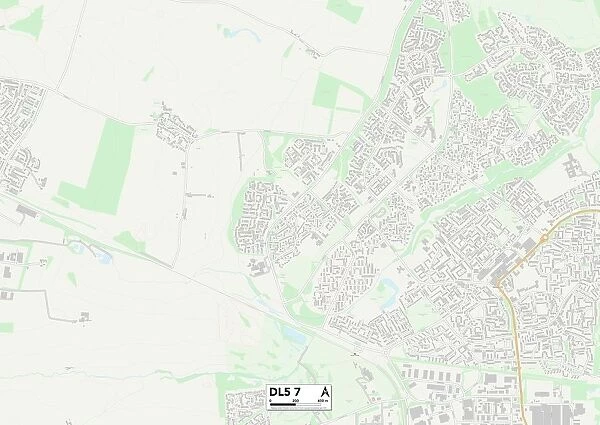 County Durham DL5 7 Map