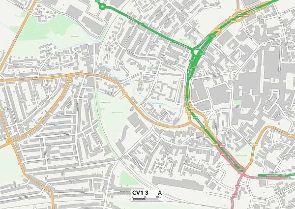 Coventry CV1 3 Map