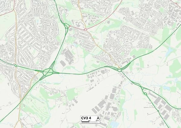 Coventry CV3 4 Map