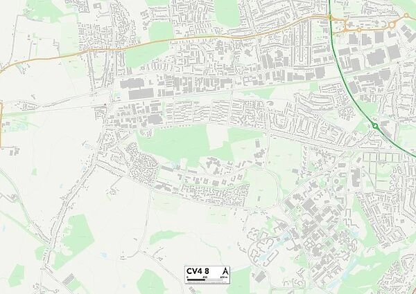Coventry CV4 8 Map