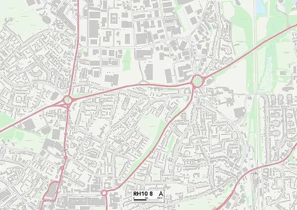 Crawley RH10 8 Map