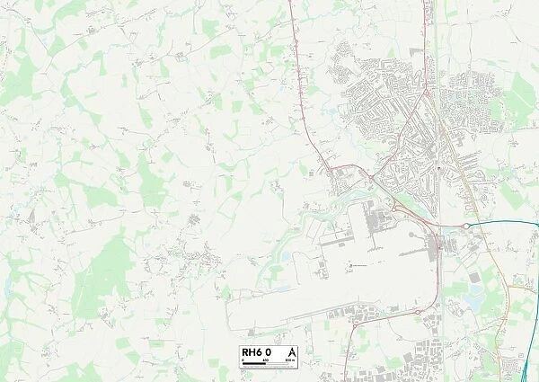 Crawley RH6 0 Map