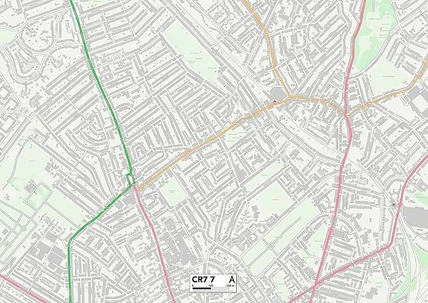 Croydon CR7 7 Map