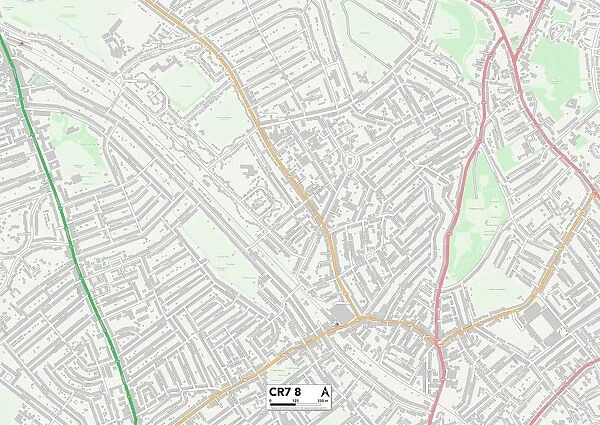 Croydon CR7 8 Map