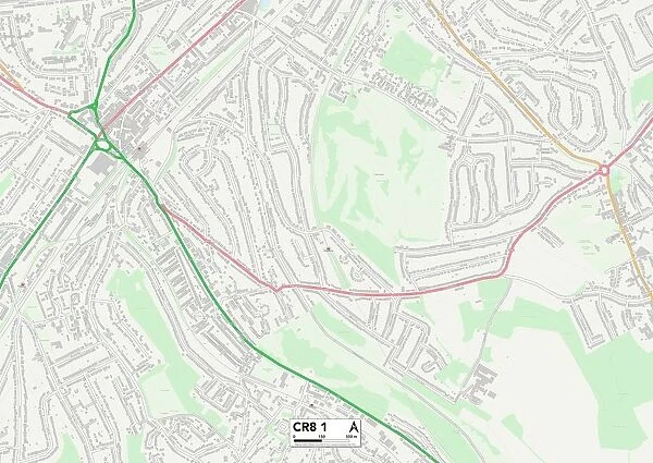 Croydon CR8 1 Map