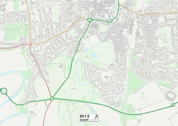 Darlington DL1 5 Map