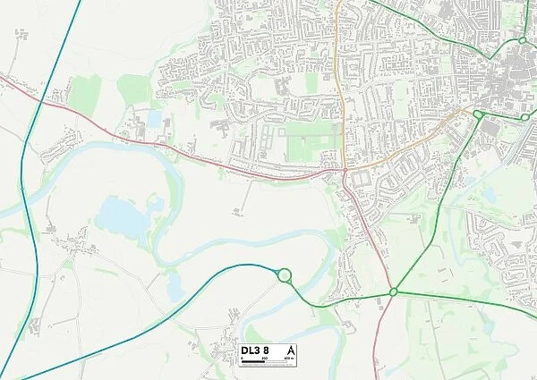 Darlington DL3 8 Map