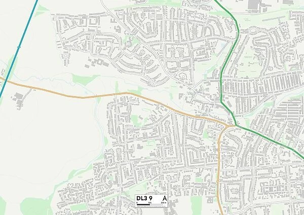 Darlington DL3 9 Map